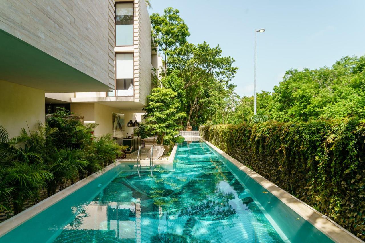 Private Pool Apartment For Groups Tulum Ngoại thất bức ảnh